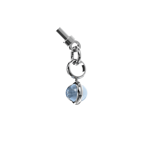 Blue Topaz ZeitFänger aus 925er Sterling Silber aus dem ATELIER VI VA