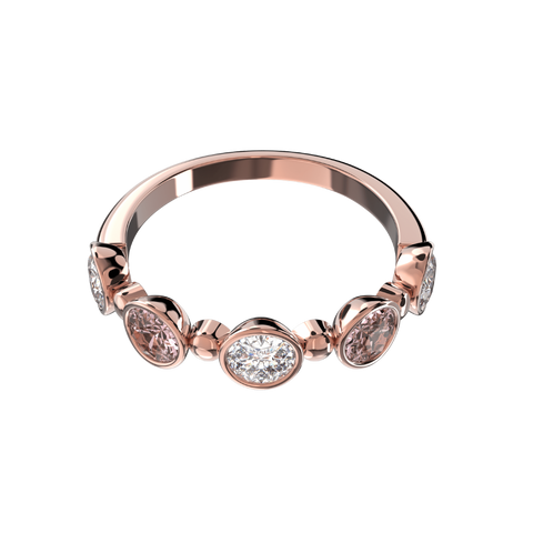 Multi Shine Rosenquartz & Topaz