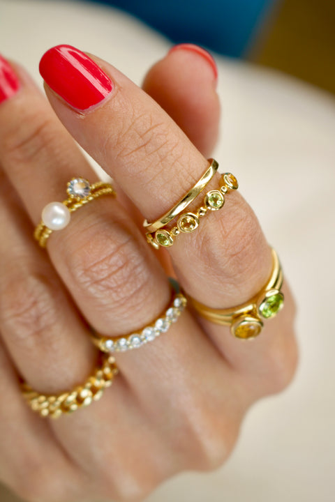 Multi Shine Citrin & Peridot