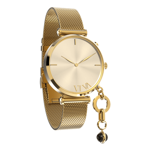 VI VA Gold mit Eternal Black Onyx Zeitfänger