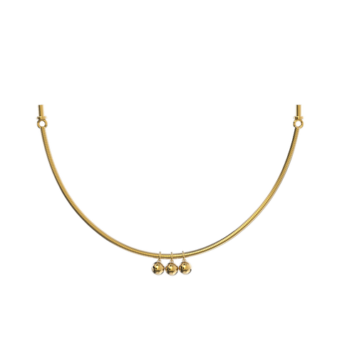 3 Wishes Gold ArtChain aus 925er Sterling Silber 18 Karat vergoldet aus dem ATELIER VI VA