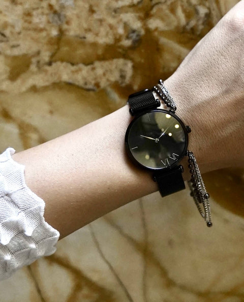 VI VA Black Watch  mit Layering Buzz ArtChain aus dem ATELIER VI VA